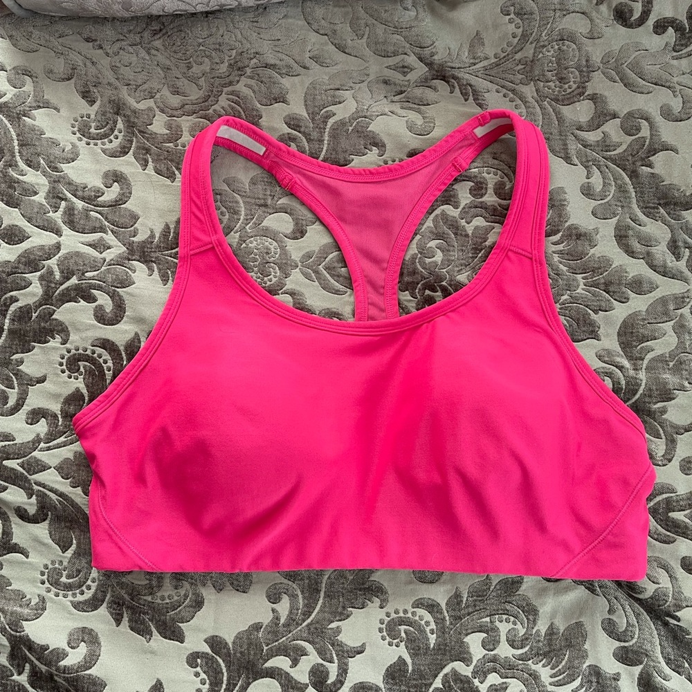 Super cute hot pink sports bra- barely worn in great condition